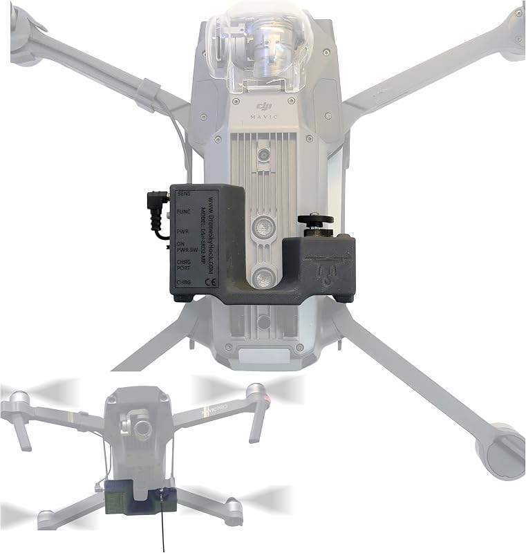 Release and Drop Professional Device for DJI Mavic 1 Pro/Platinum – Drone Fishing, Bait Release, Load Delivery, Search and Rescue and Fun – U.S. Patent - by DRONE SKY HOOK