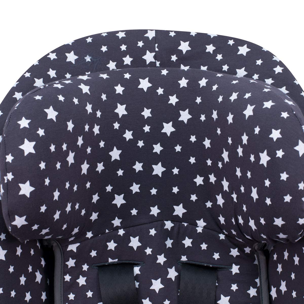 JYOKO KIDS Fodera copri seggiolino auto in cotone Compatibile con Pég Perego Primo Viaggio, Uppababy Mesa GO (WINTER SKY)
