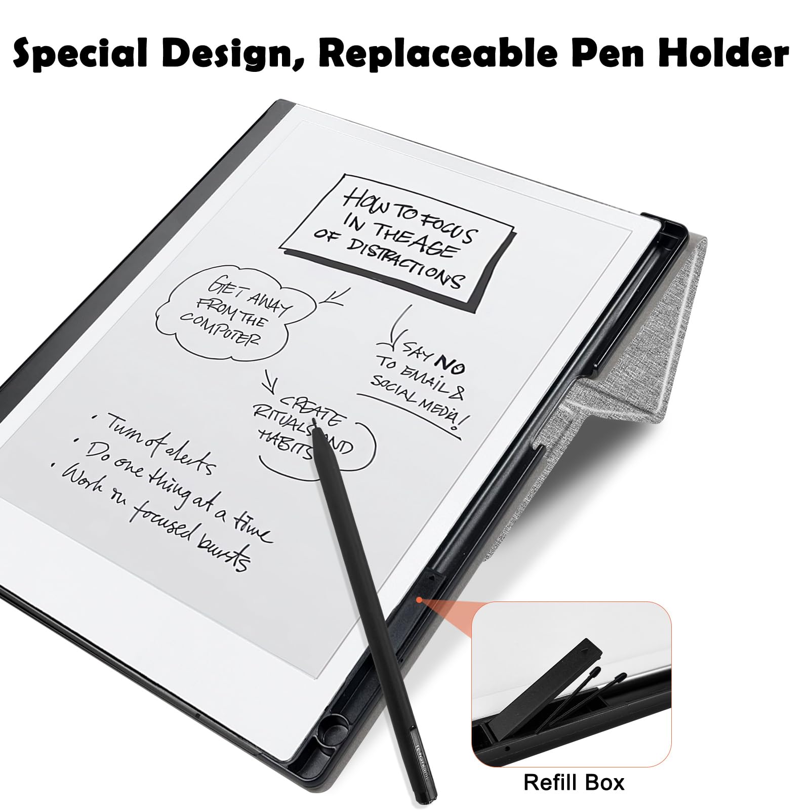 Remarkable2本体、カバーのセット Amazon.com: Case for Remarkable 2 Paper Tablet 10.3