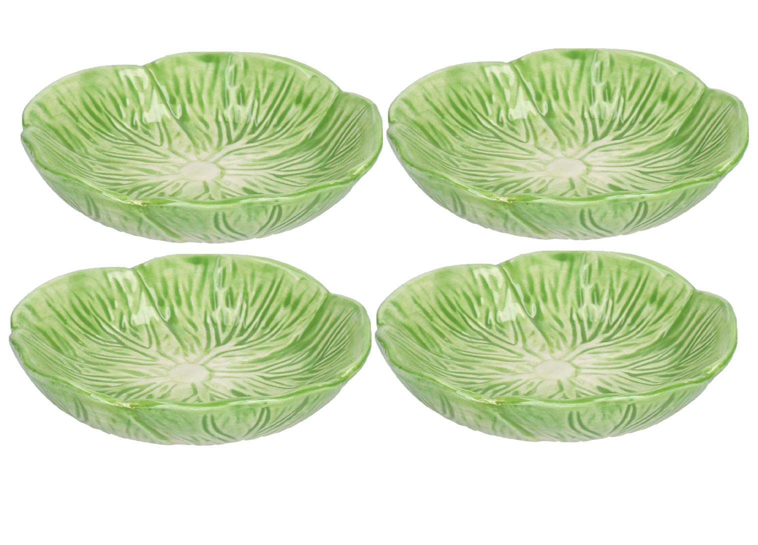 Gamelle laitue verte pour lapin nain lot de 4 bols rongeurs 12 cm