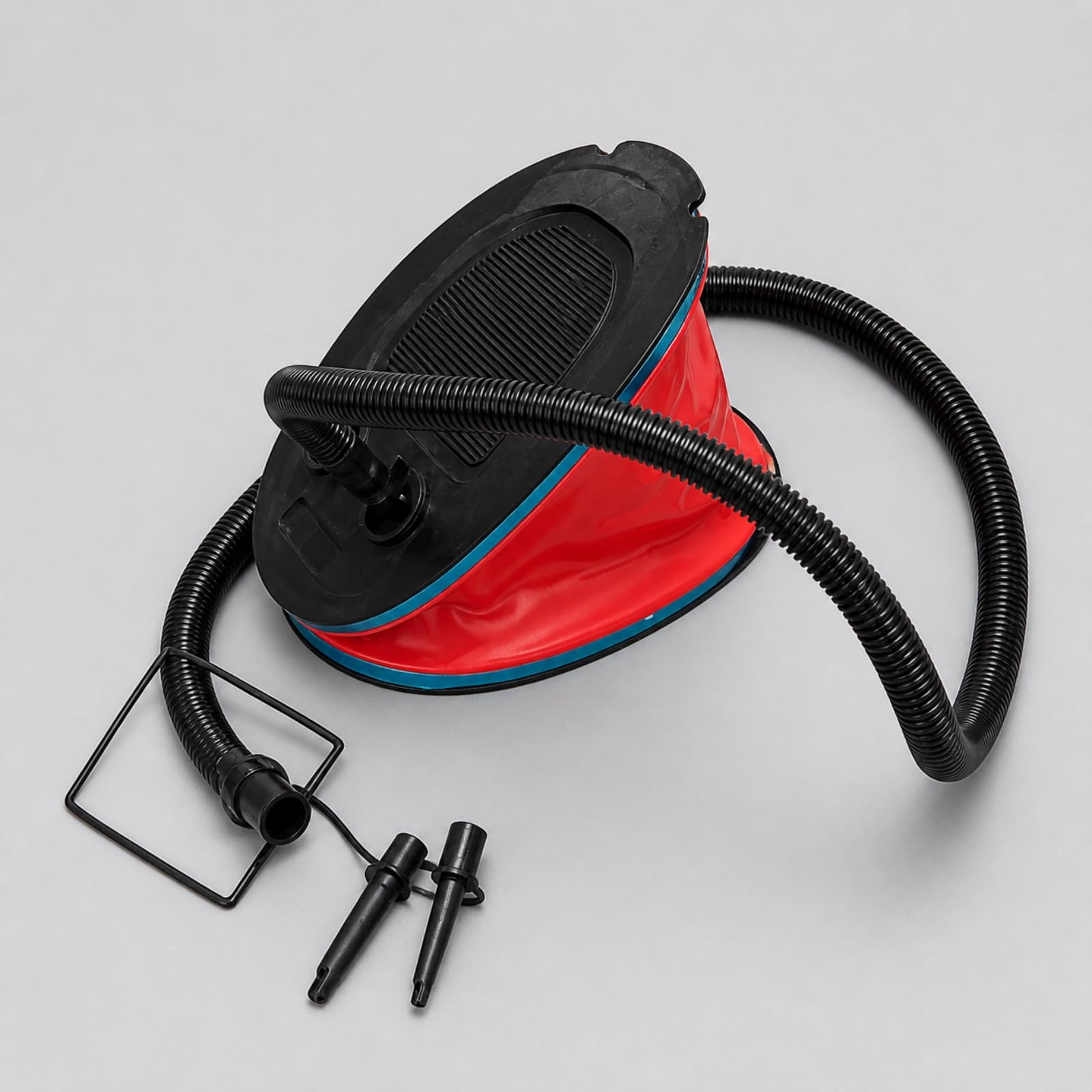 Qianly Bomba con Boquillas Manual Portátil, Compacto, Bomba con Tubo Flexible, para Viaje