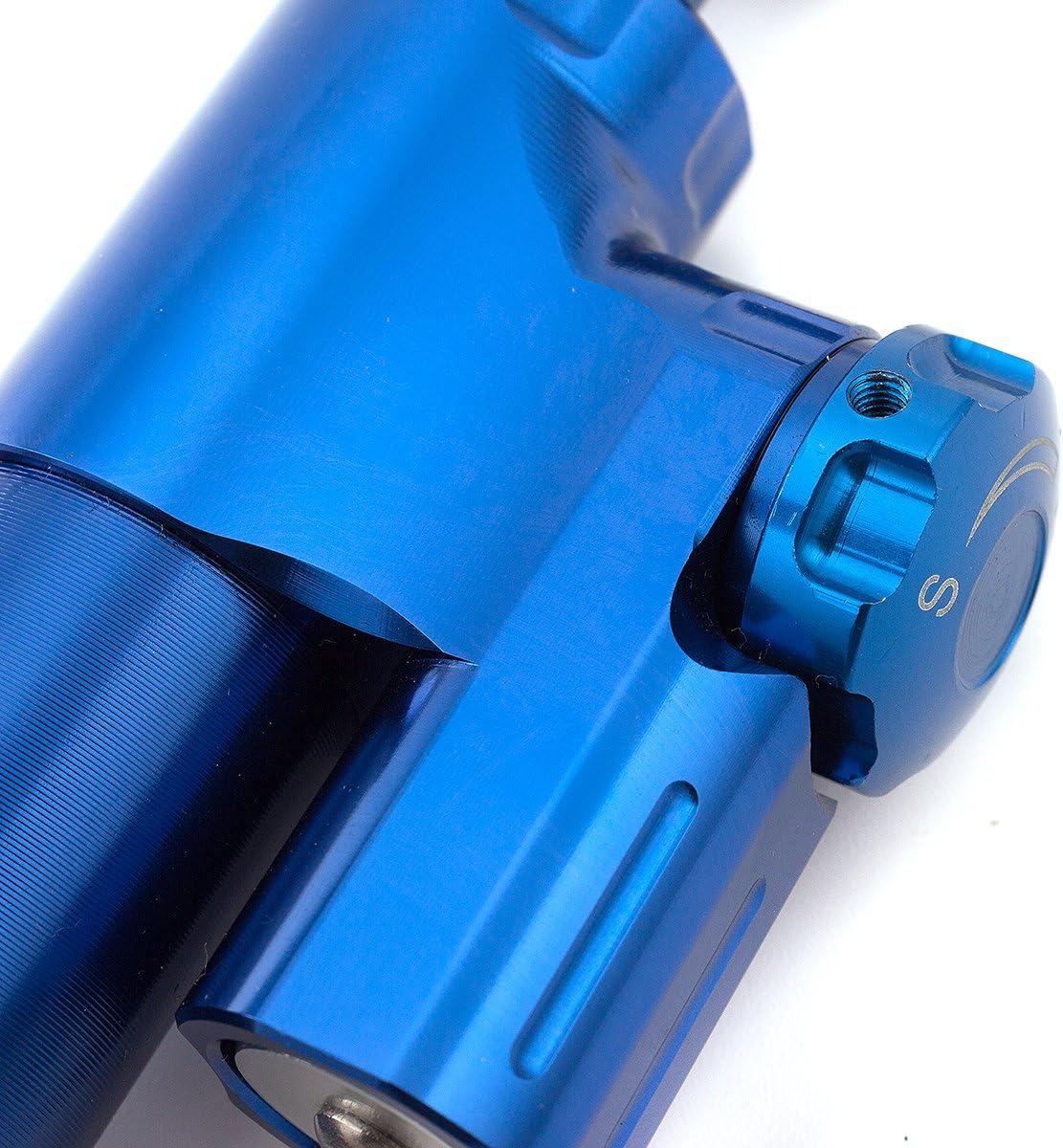 FXCNC Motorcycle Universal Steering Damper Stabilizer Linear Fit For YZF R6 R1 MT09 MT07 FZ07 FZ09 FZ1 XJR1300 M-SLAZ All Blue 1 PCS