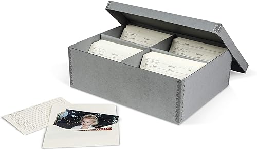 Gaylord Archival Kit de almacenamiento de fotos azul de alta capacidad