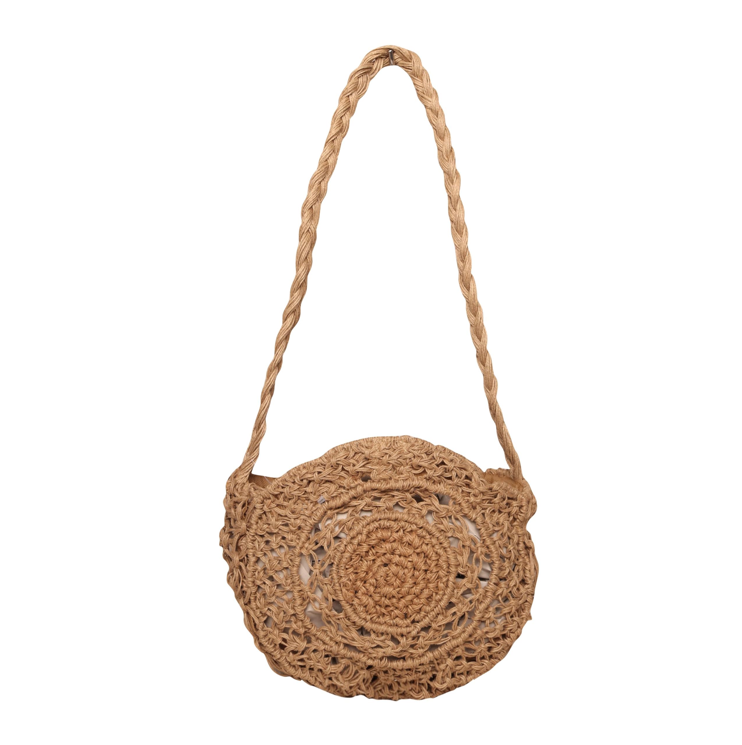 astrid Handmade Macrame Flap Over Sling Bag For Girls And Women-picture-33