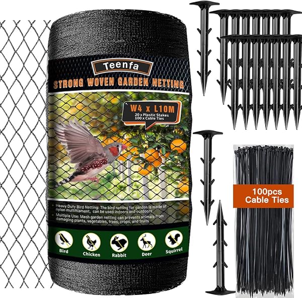 Extra Strong Garden Netting 4x10m