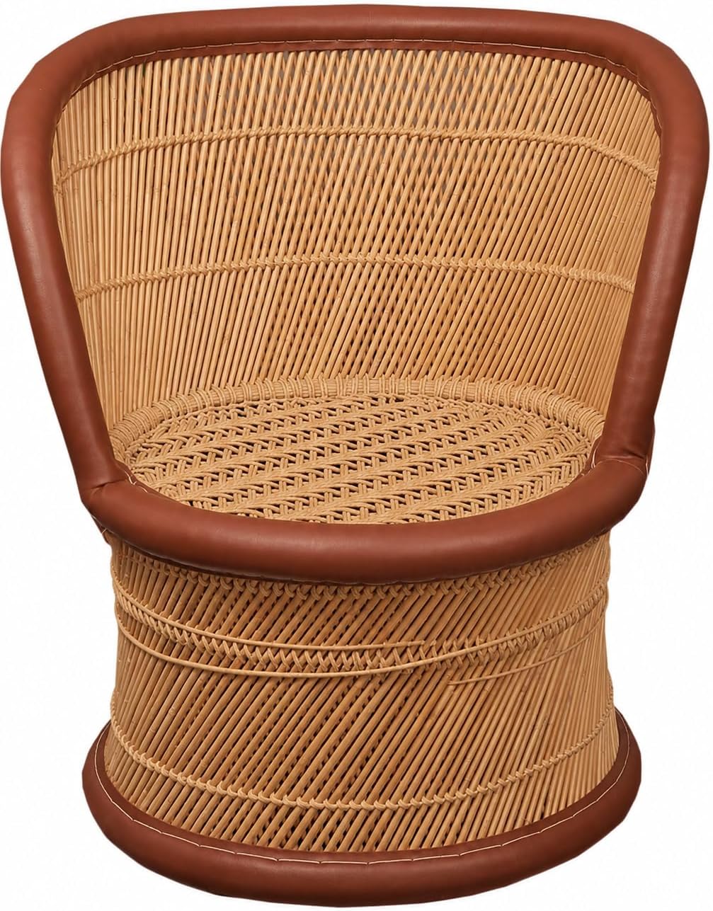Yash Mudda House Premium Luxury Handicraft Bamboo Chair for Outdoor - Brown