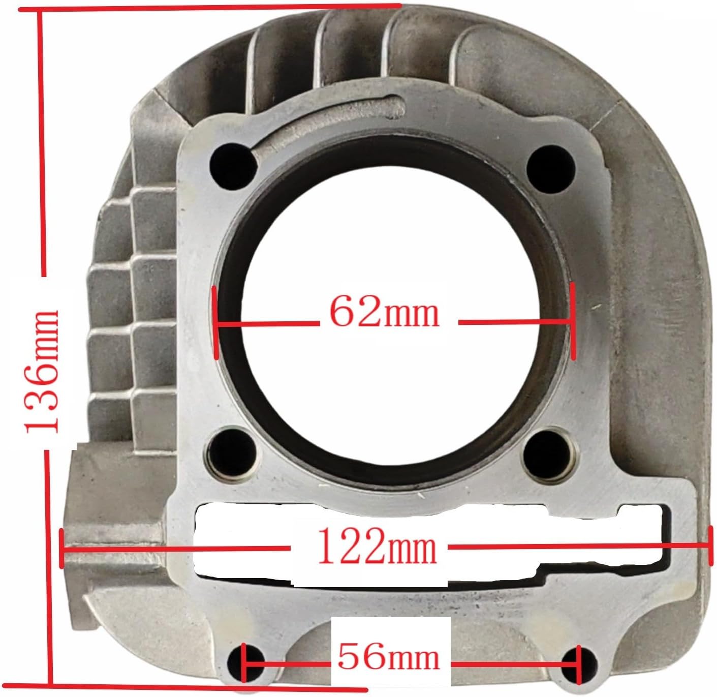 Cylinder with 62mm bore measurement