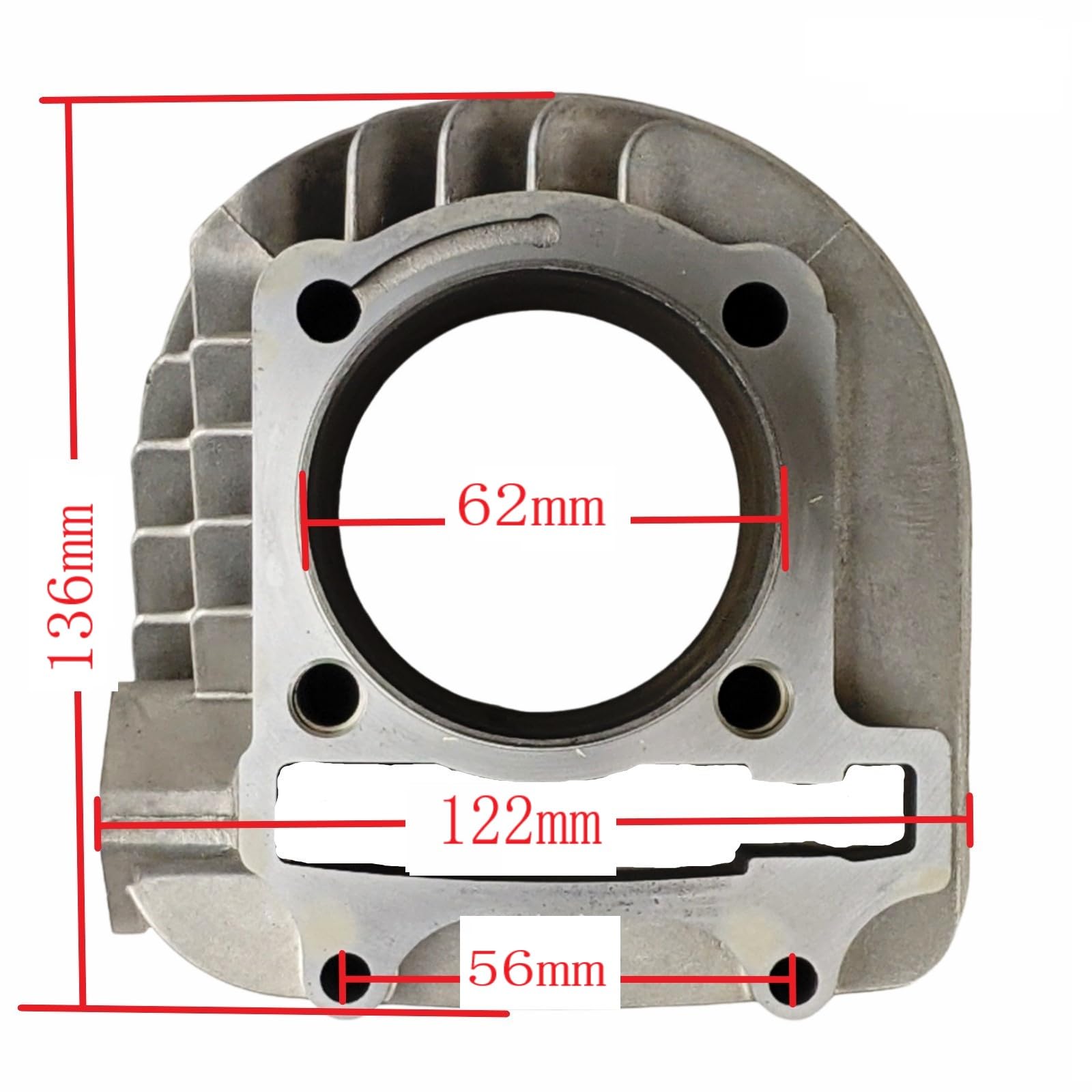 Amazon.com: RedCap 62mm Cylinder Piston Gasket Rebuild Kit for