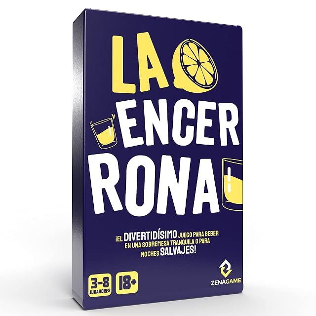 ZENAGAME La Encerrona, Juegos de Mesa Adulto, Juegos para Beber - Alcohol para Tus Veladas