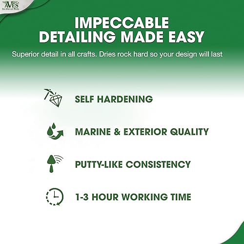 Miniatura 5 de Apoxie Arcilla para esculpir 1 libra color blanco Natural - Arcilla epoxica color gris claro