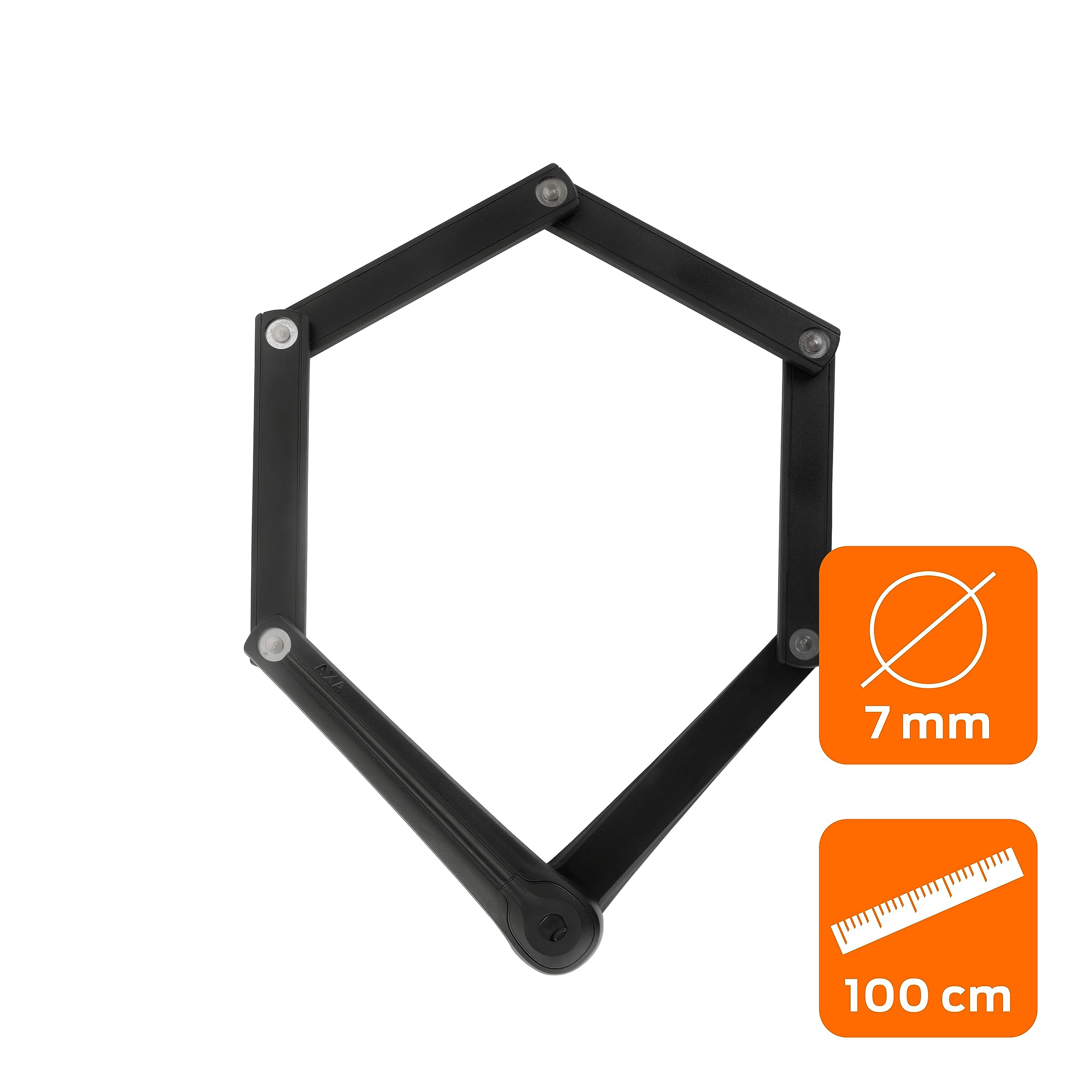 自転車折りたたみロック/鍵 AXA 黒 鍵2本付き 長さ100cm定価1万円超 Amazon.co.jp: HiGropcore 自転車 鍵 折りたたみ チェーン