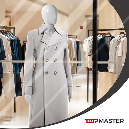 Miniatura 8 de Maniquí flexible de 360 PP con expresiones vívidas y postura ajustable, fácil montaje, base de metal duradera, se adapta a todas las prendas, no