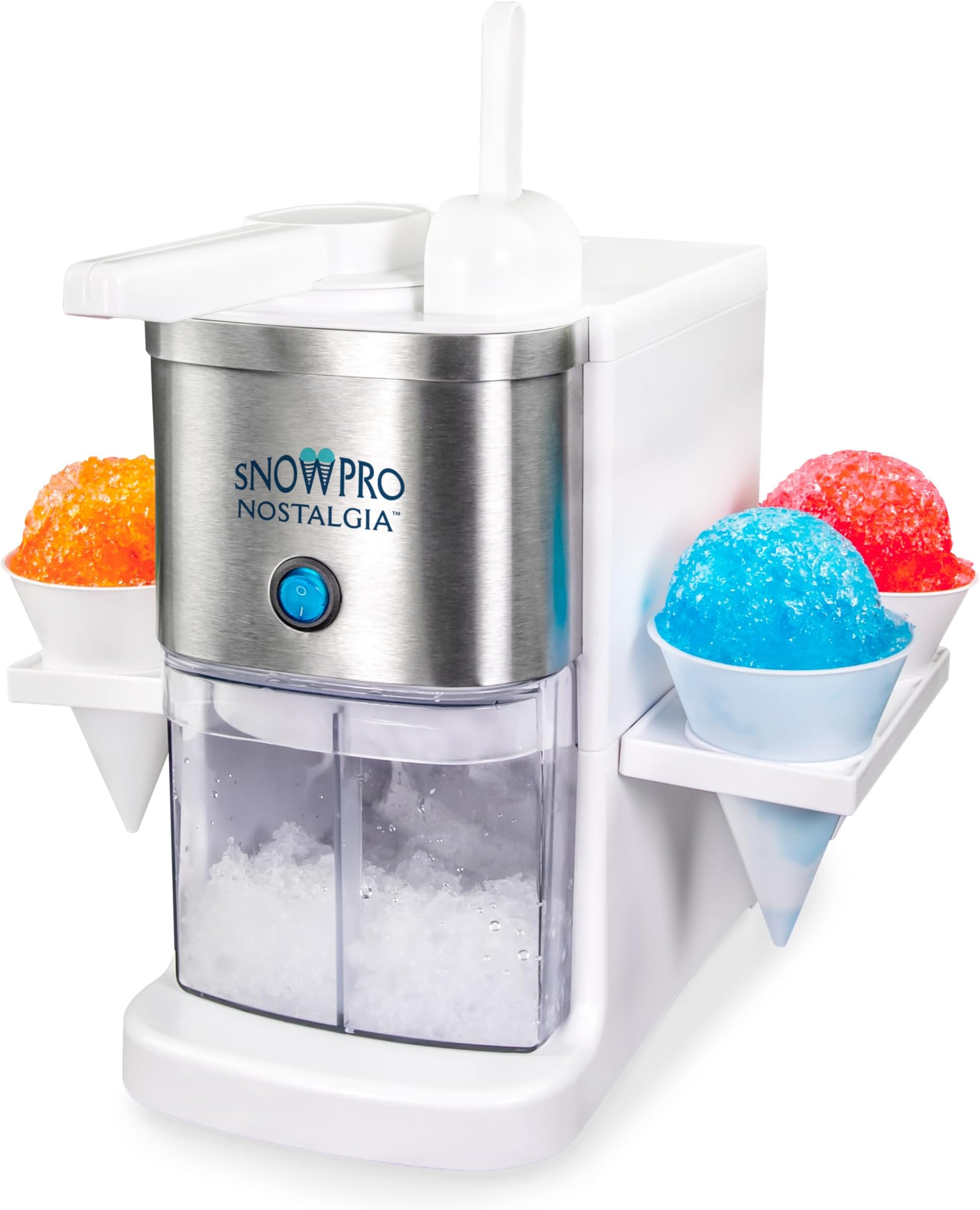 Nostalgia Shaved Ice Machine, White