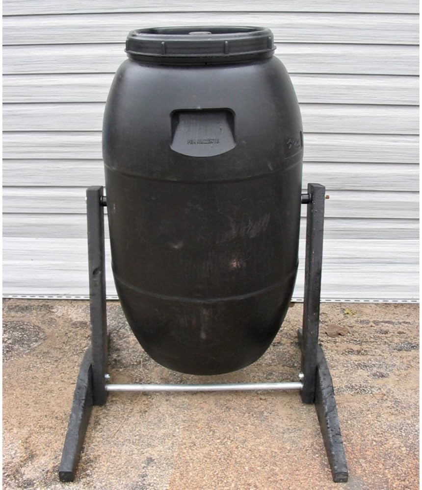 Upcycle Tumbling COMPOSTER 55 gal Plastic Compost Tumbler