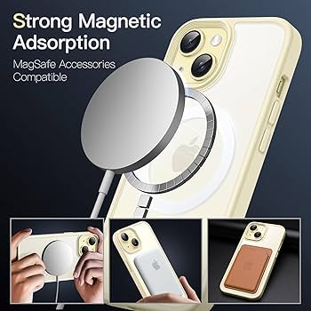 【mana】AppleDesign Amazon.com: JETech Magnetic Case for iPhone 15 6.1-Inch