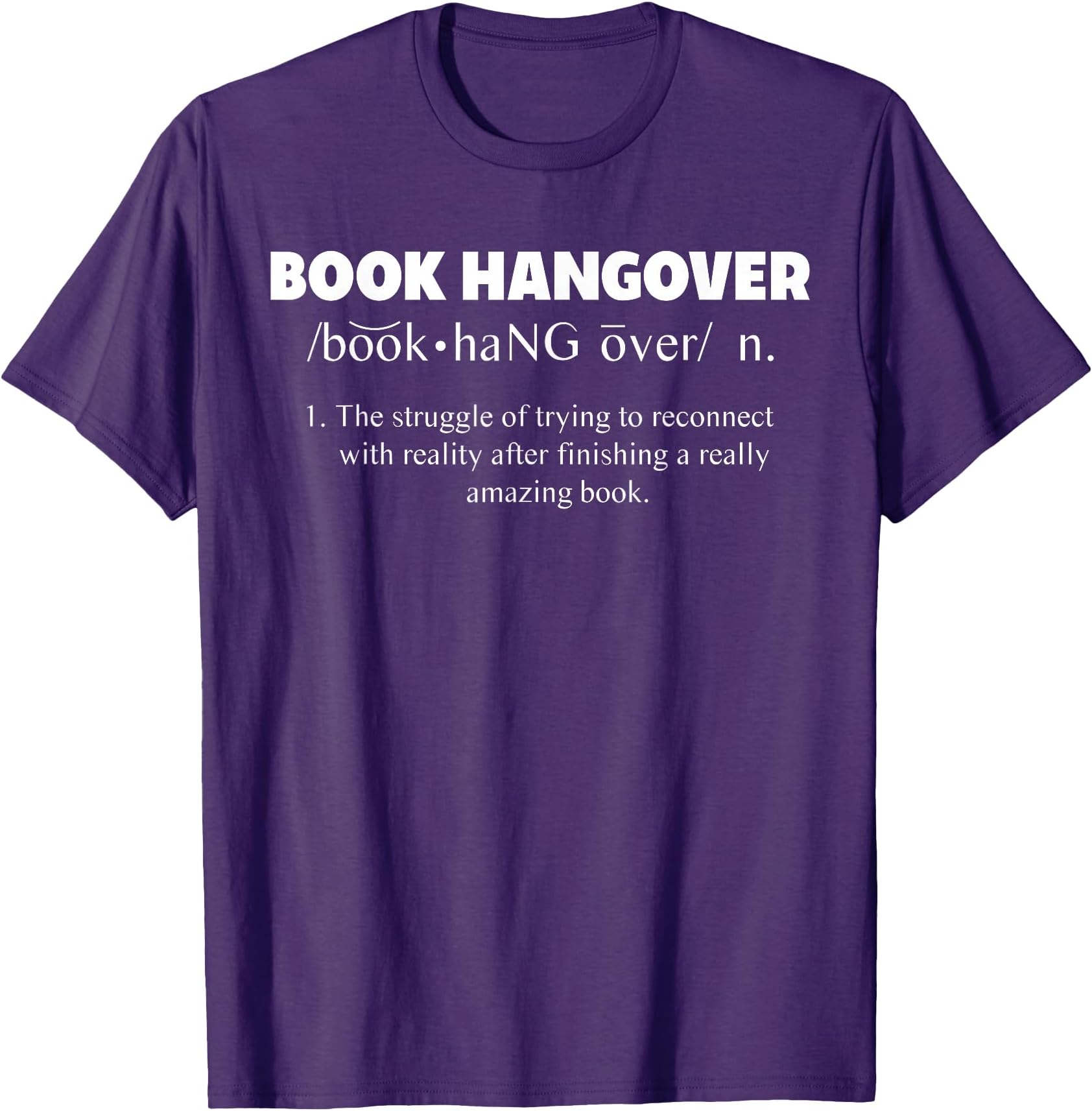 Book Hangover Definition T-Shirt T-Shirt