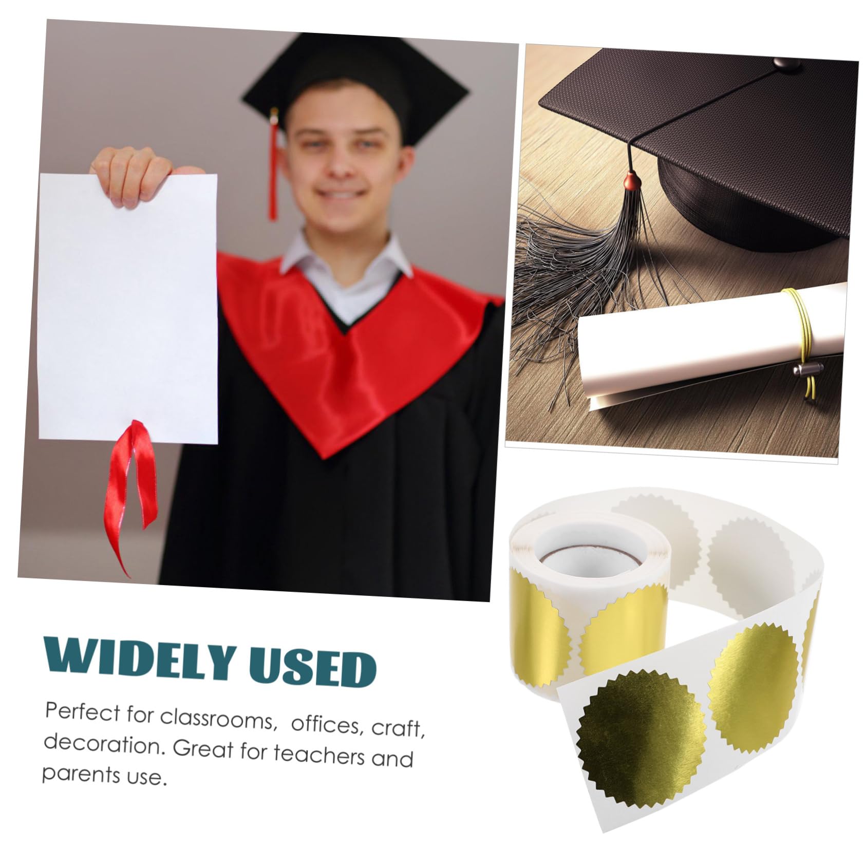 5 Di Adesivi Per Timbri Adesivi Per Certificati, Diplomi, Medaglie, Per Premi, Per Sigilli Per Certificati, In ​​Rilievo, Per Medaglie