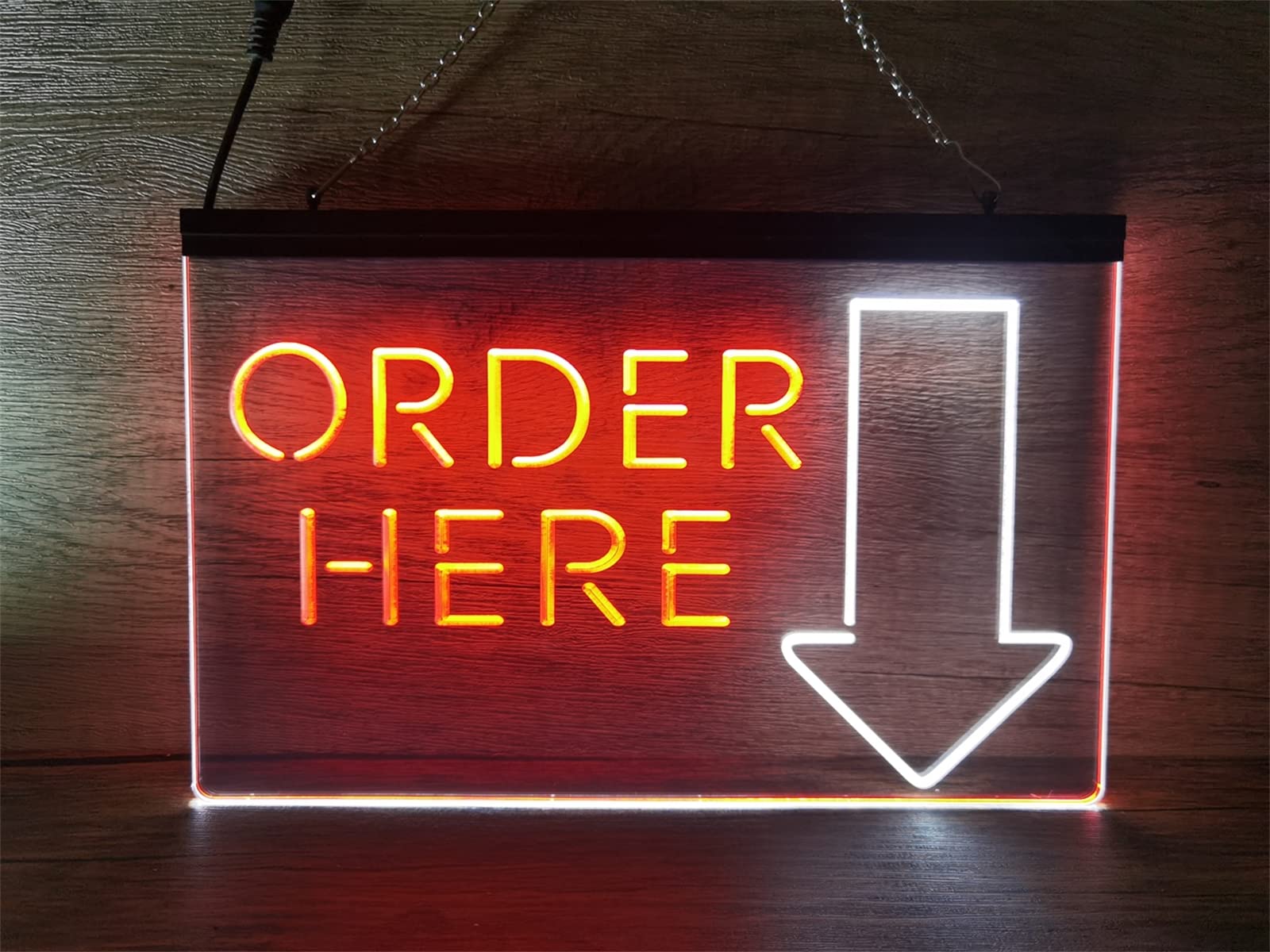 REWIS Haga su Pedido aquí de letreros de neón LED. | Luces de neón regulables en 3 niveles con alimentación USB, ideales para la decoración de cajas registradoras y tiendas.