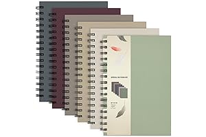 EOOUT Spiral Notebooks, Perfect for Work and Organization
