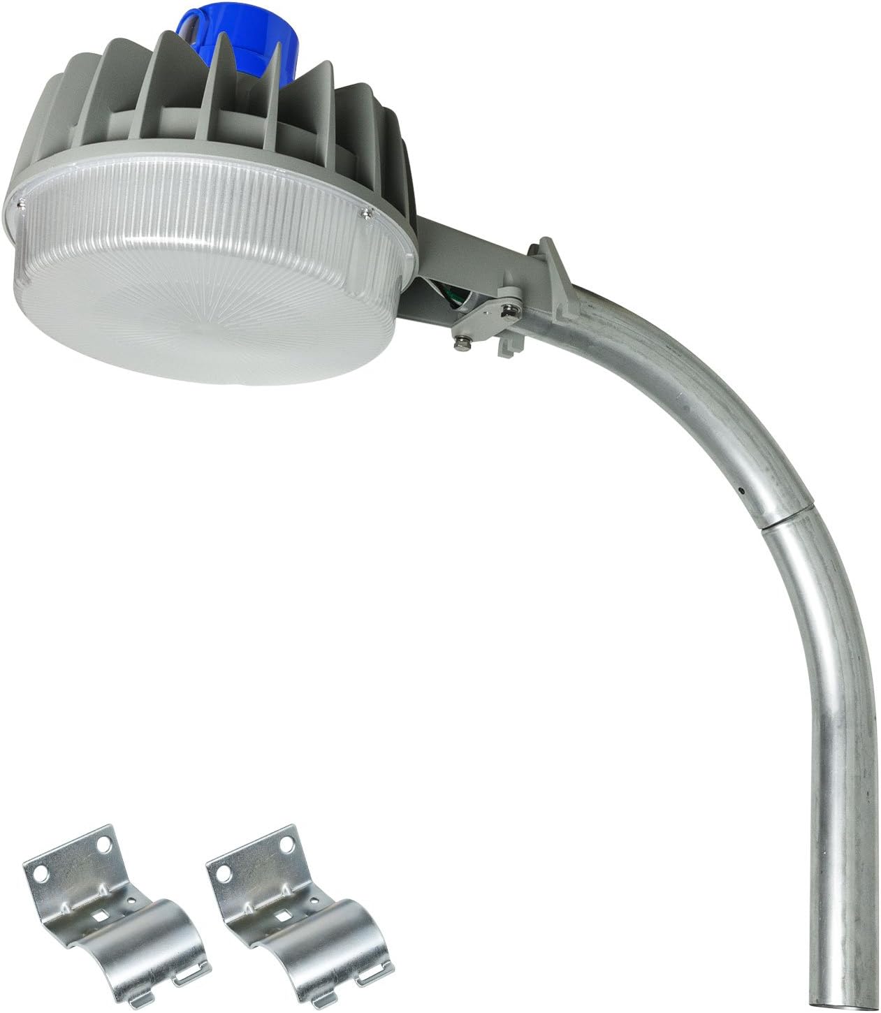 Sunlite LFX/RL/50W/PC/W 49100 50-watt 100-277-volt LED Photo Sensor Roadway Light Fixture, Gray Finish