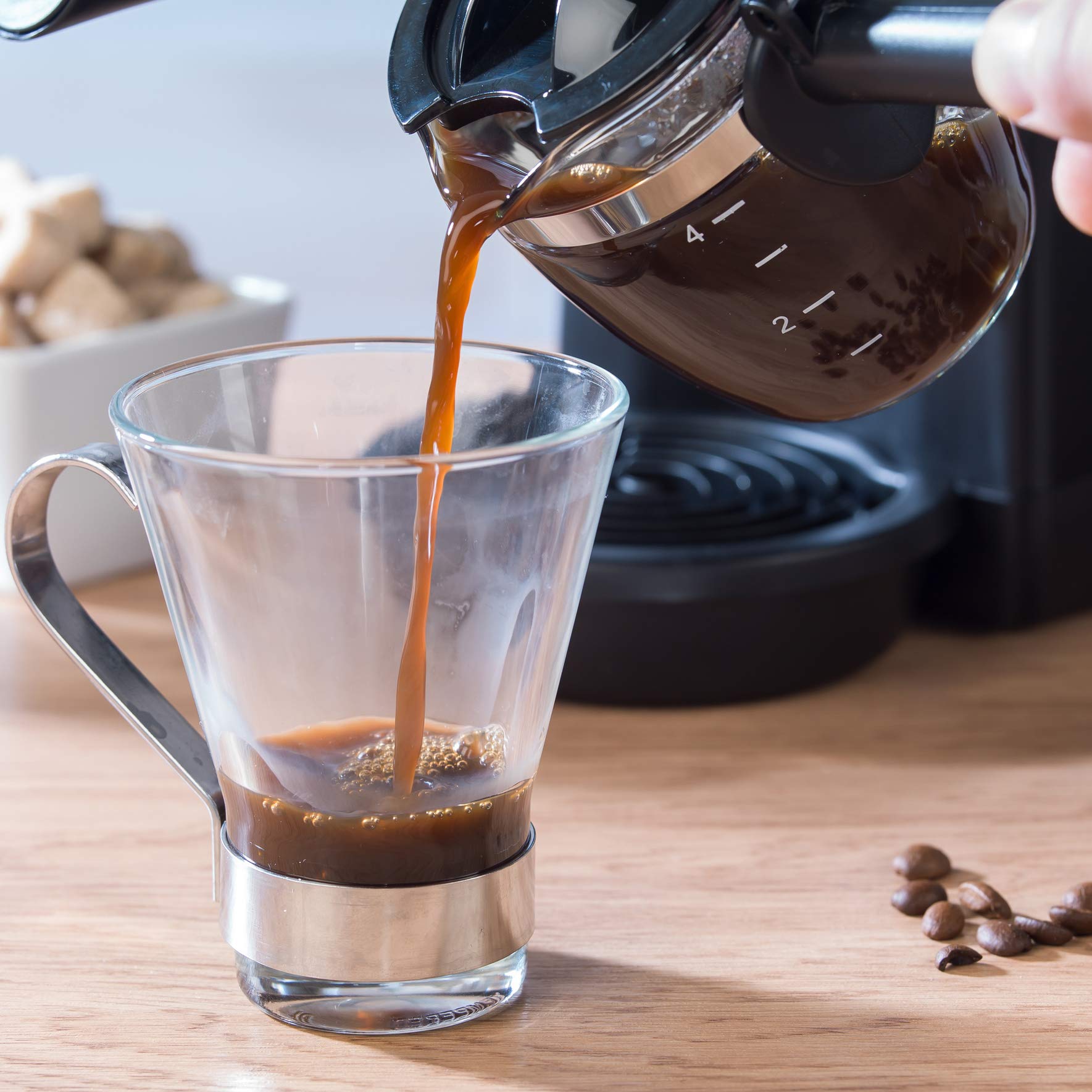 Salter® EK3131 Espressimo Barista Style Coffee Maker with 240 ml Glass