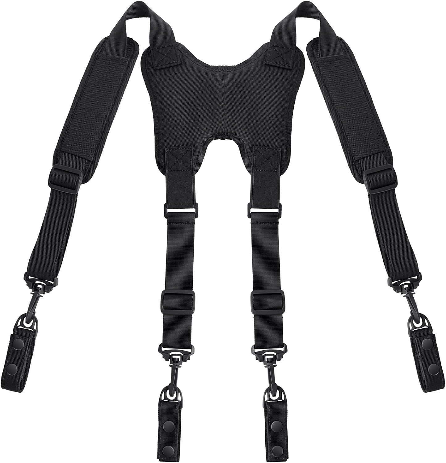 MELOTOUGH Police Suspender for duty belt Tactical suspenders For Law Enforcement Battle Belt Come With 4 Pcs Duty Belt Keeper