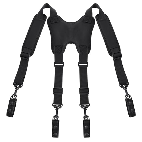 MELOTOUGH Police Suspender for duty belt Tactical suspenders For Law Enforcement Battle Belt Come With 4 Pcs Duty Belt Keeper