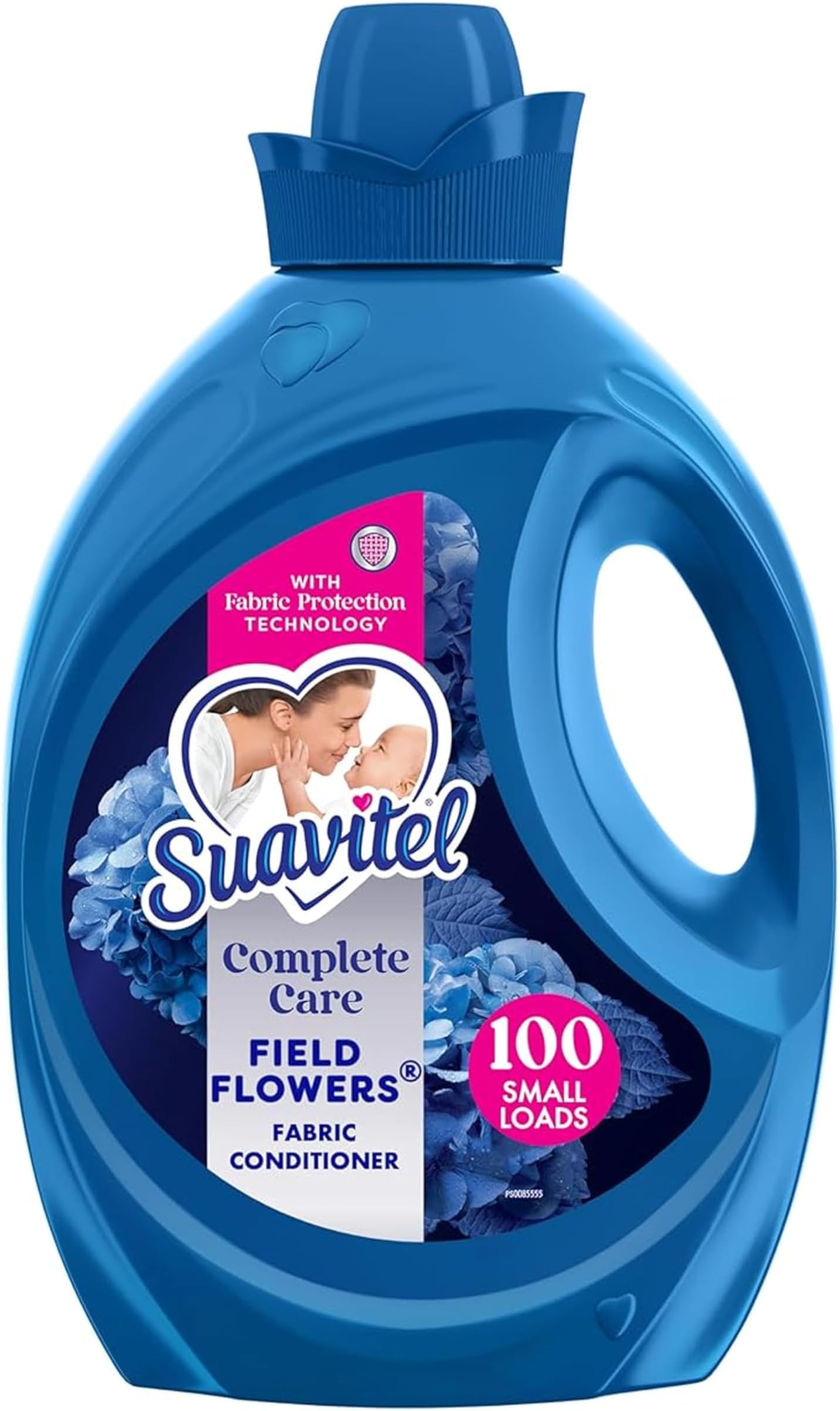 Suavitel Complete Liquid Fabric Softener, Fabric Conditioner, HE Compatible, 100 Small Loads, Field Flowers Scent, 100 fl oz Bottle