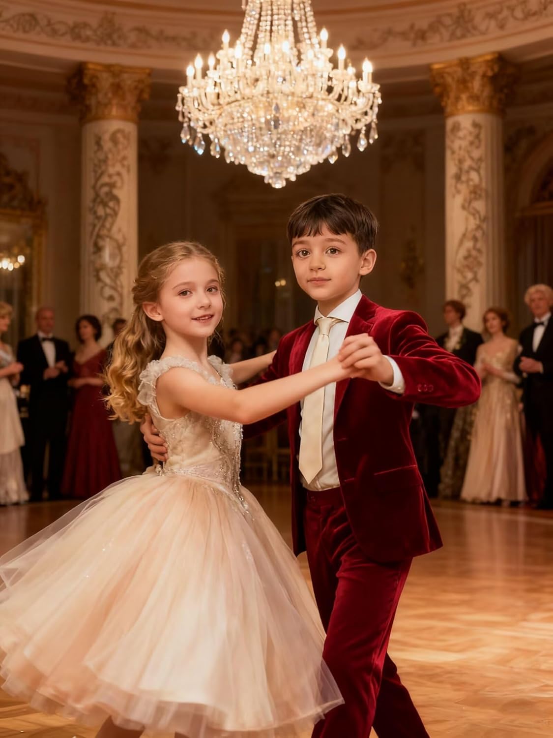 Boys Velvet Suit 2-Piece Formal Kids Suits for Boy Teens Wedding Tuxedo Outfit Winter Prom Dress Outfits 2-20Y