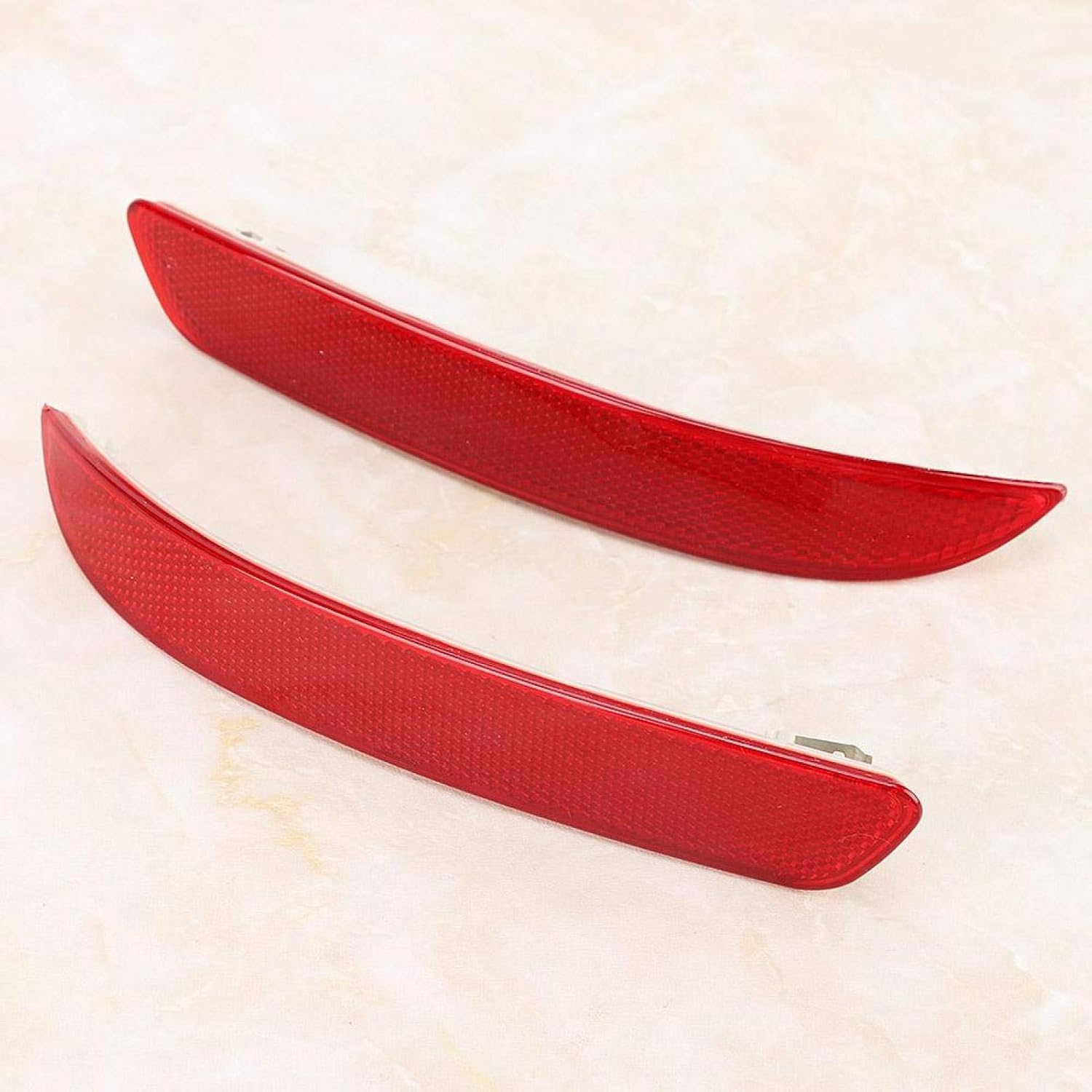 For BMW X5 E70 Rear Bumper Reflector Red 63217158949 63217158950 Rear Light Reflectors Accessory Fit for BMW E70 X5 2007-2013(Left & Right)