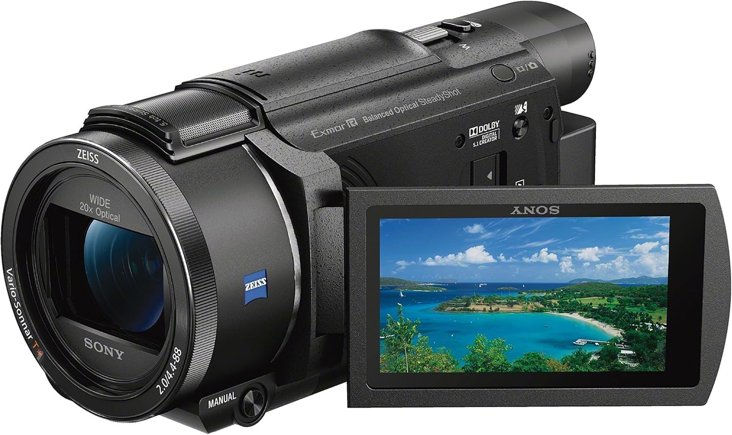 Sony FDRAX53/B 4K HD Video Recording Camcorder (Black)