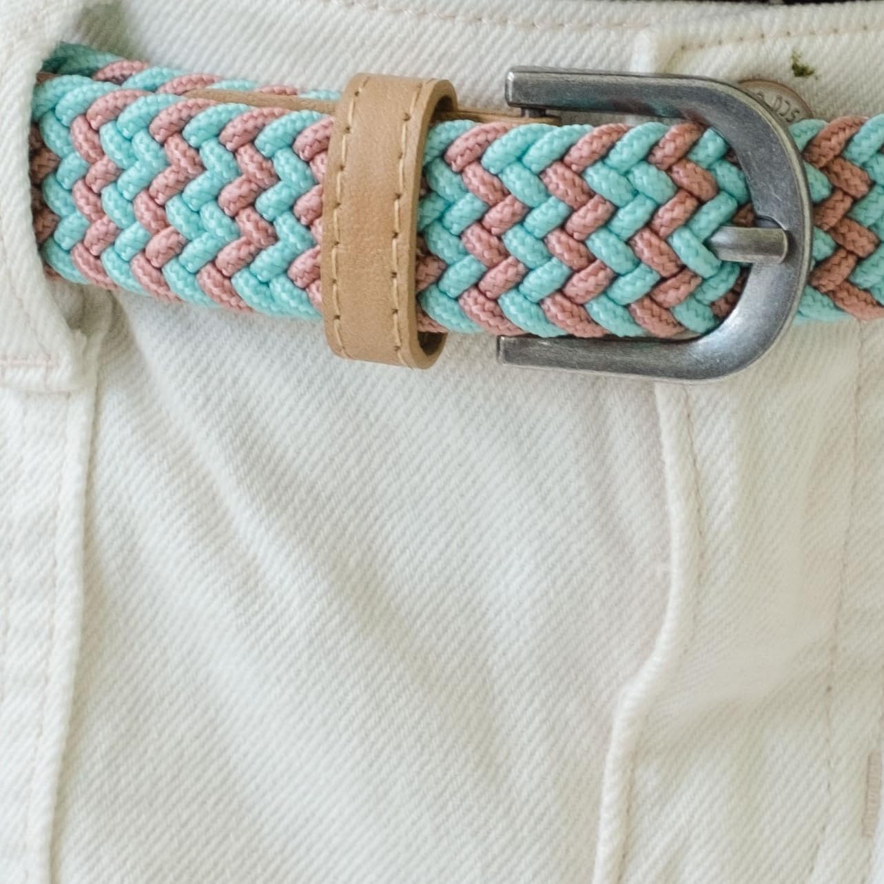 Stretch Cord Braided Belt - Childrens Age (4-7 Y) (8-14Y) - Image 2
