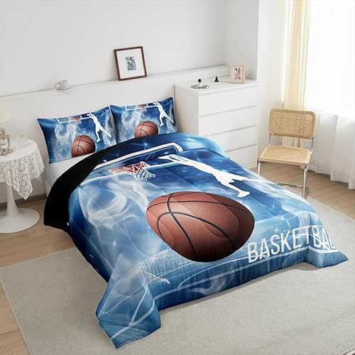 Miniatura 10 de Juego de edredón de unicornio para niñas, tamaño individual, juego de ropa de cama con diseño de arcoíris, bonito edredón de plumón con purpurina de