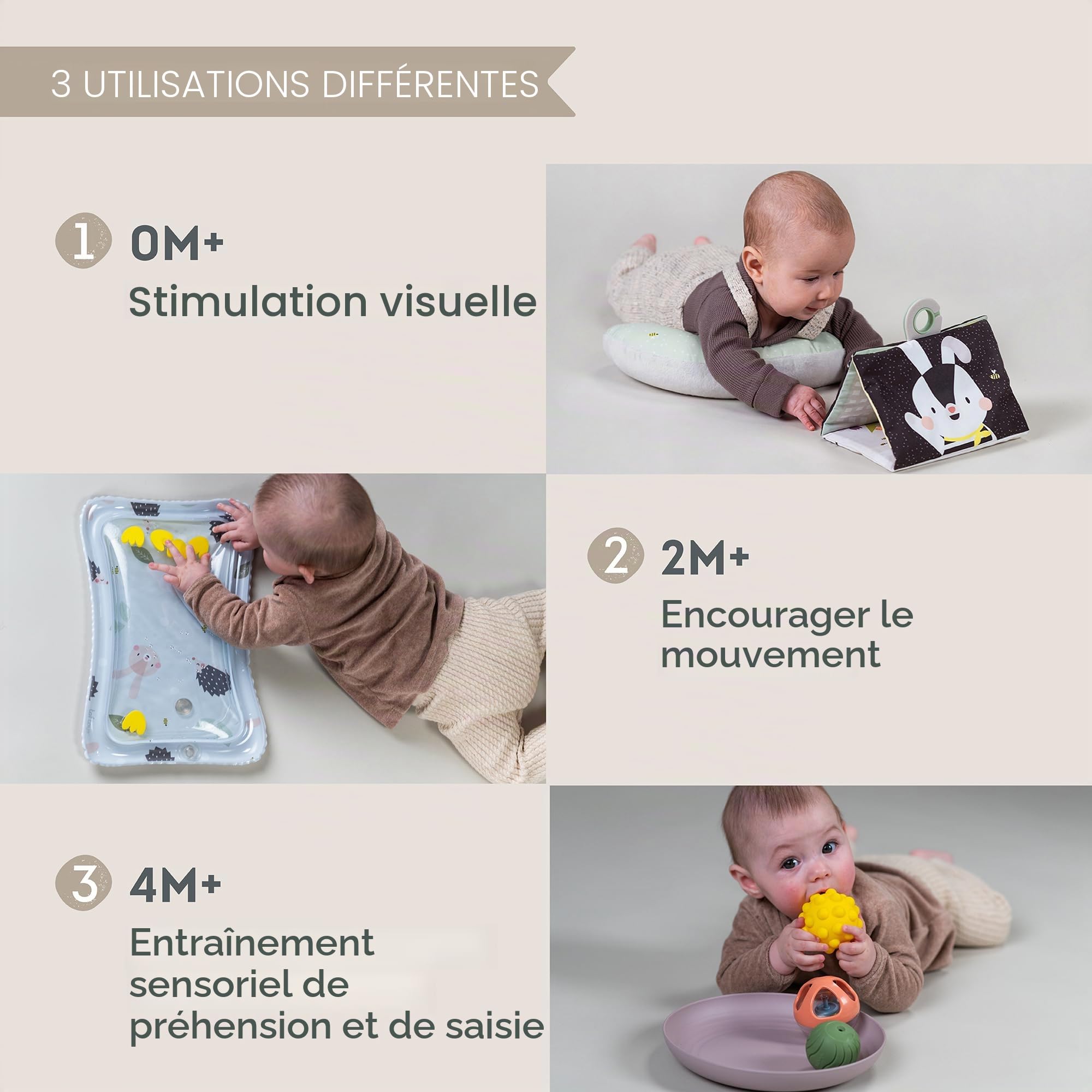 Taf Toys Buki - 13435 - Coffret Tummy-Time