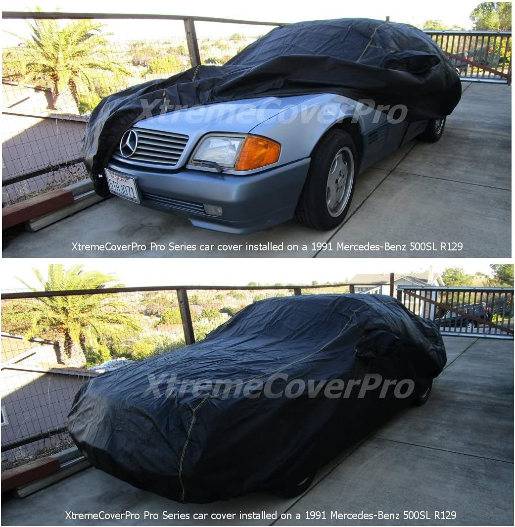 Car Cover fits 1990 1991 1992 1992 1993 Mercedes-Benz 300SL 500SL 600SL XTREMECOVERPRO Diamond Series Silver