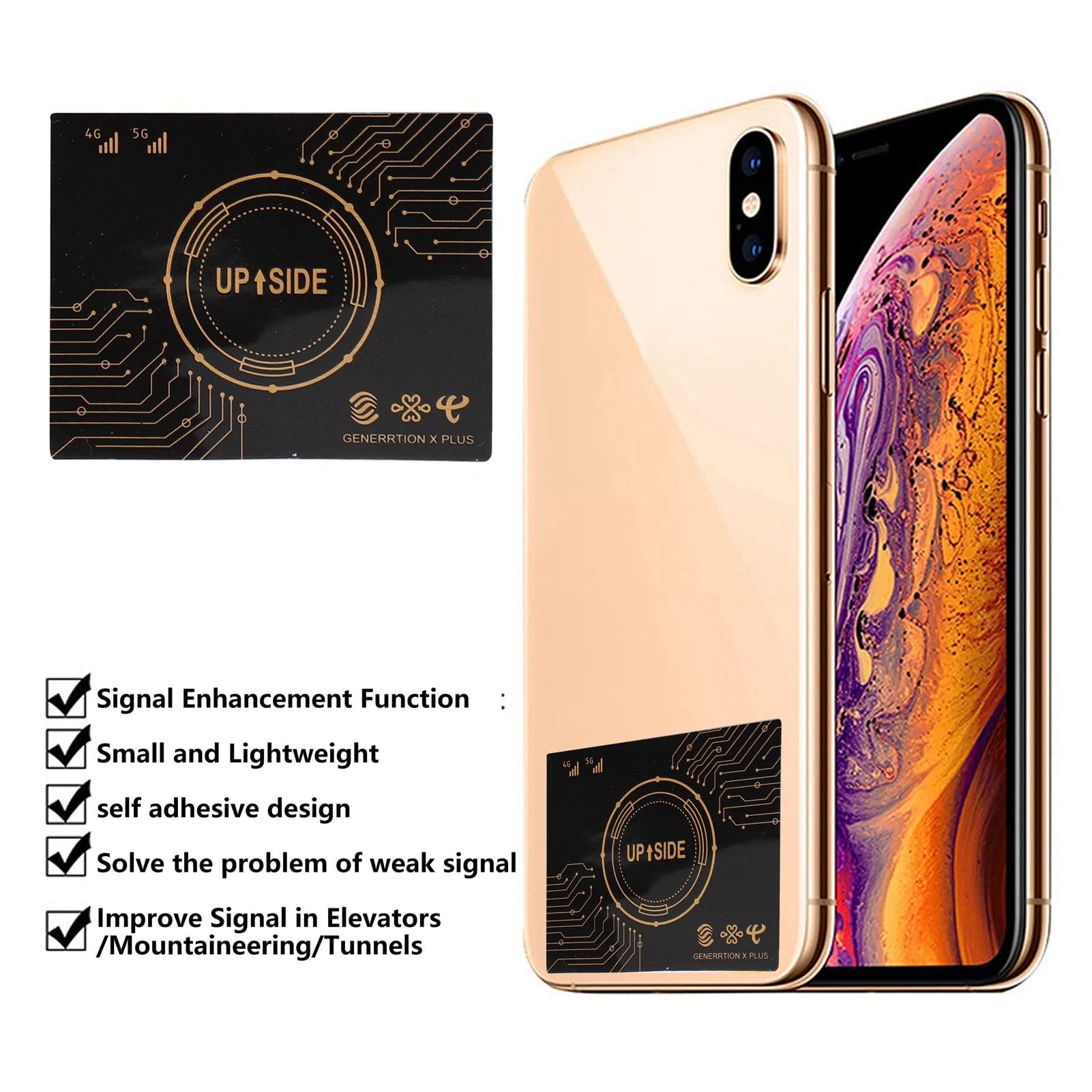 10pcs Phone Signal Stickers, Antenna Stickers with Self Adhesive Installation, for Ships Elevators Cars Buildings Tunnels Mountains