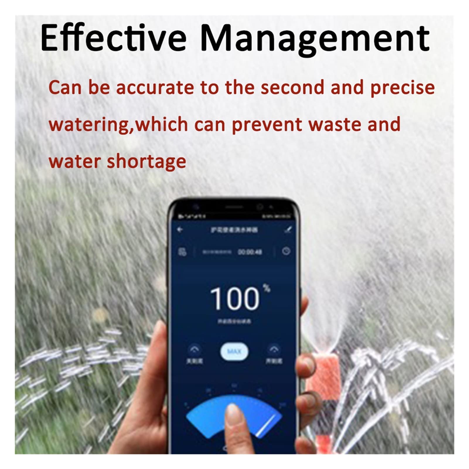 Válvula de agua inteligente Cierre la válvula de agua WiFi inteligente Válvula de cierre automático para el hogar Tamaño de la tubería Válvula de 1/2 3/4 Irrigador de jardín inteligente Control remo