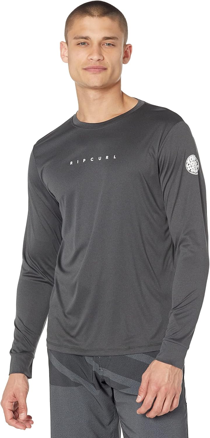 Rip Curl Dawn Patrol Long Sleeve UV Tee Black Marle 2XL