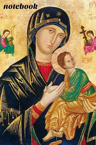 Notebook: Lady Mary Our Lady of Guadalupe Book Notepad Notebook Composition and Journal Gratitude Diary