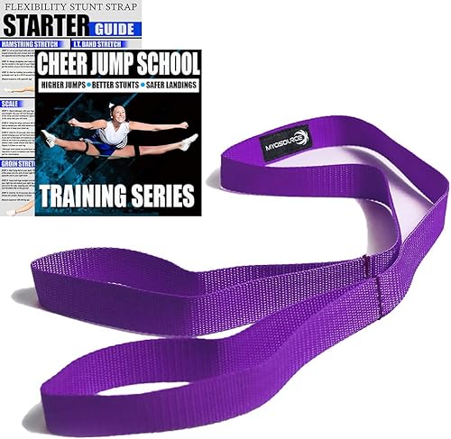 Miniatura 2 de Cheer Kinetic Bands Cheerleader Flexibilidad y entrenamiento de fuerza  Mejora saltos, acrobacias, aterrizajes  Bandas de resistencia de piernas de