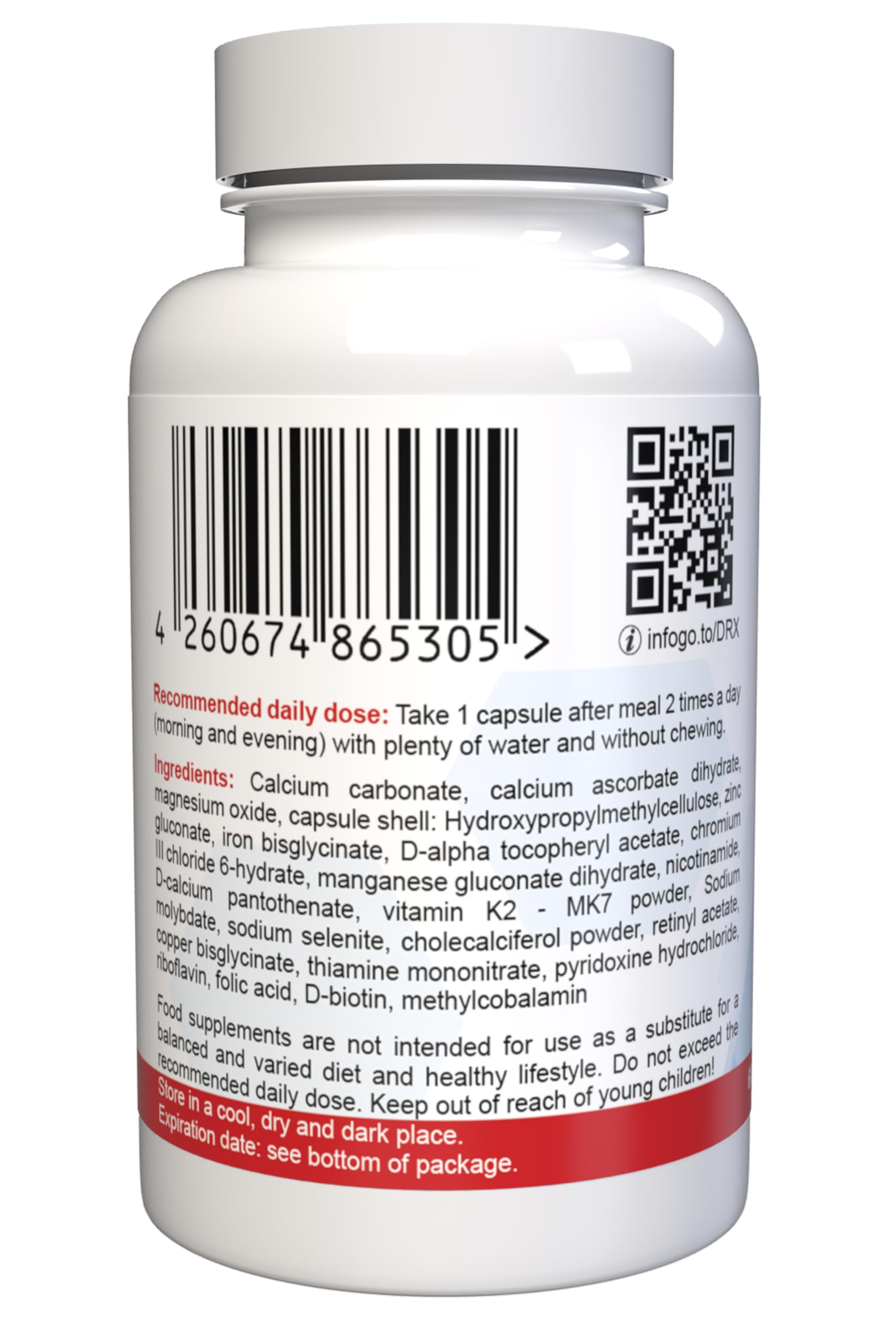 Diaform RX Forte – 180 capsule (3 x 60 capsule), confezione da 3