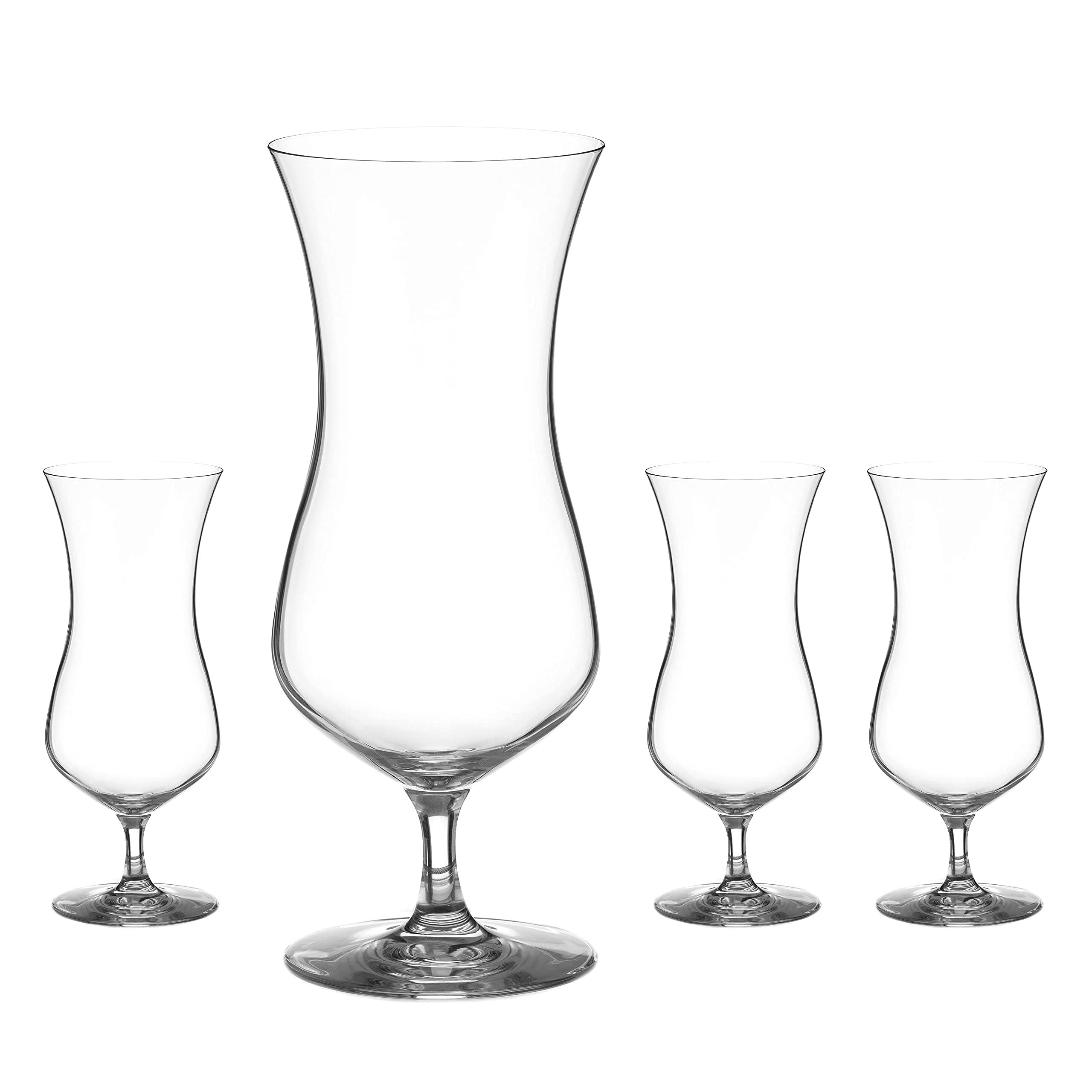 DIAMANTE Pina Colada - Set di 4 bicchieri da cocktail Hurricane - Cristallo senza piombo