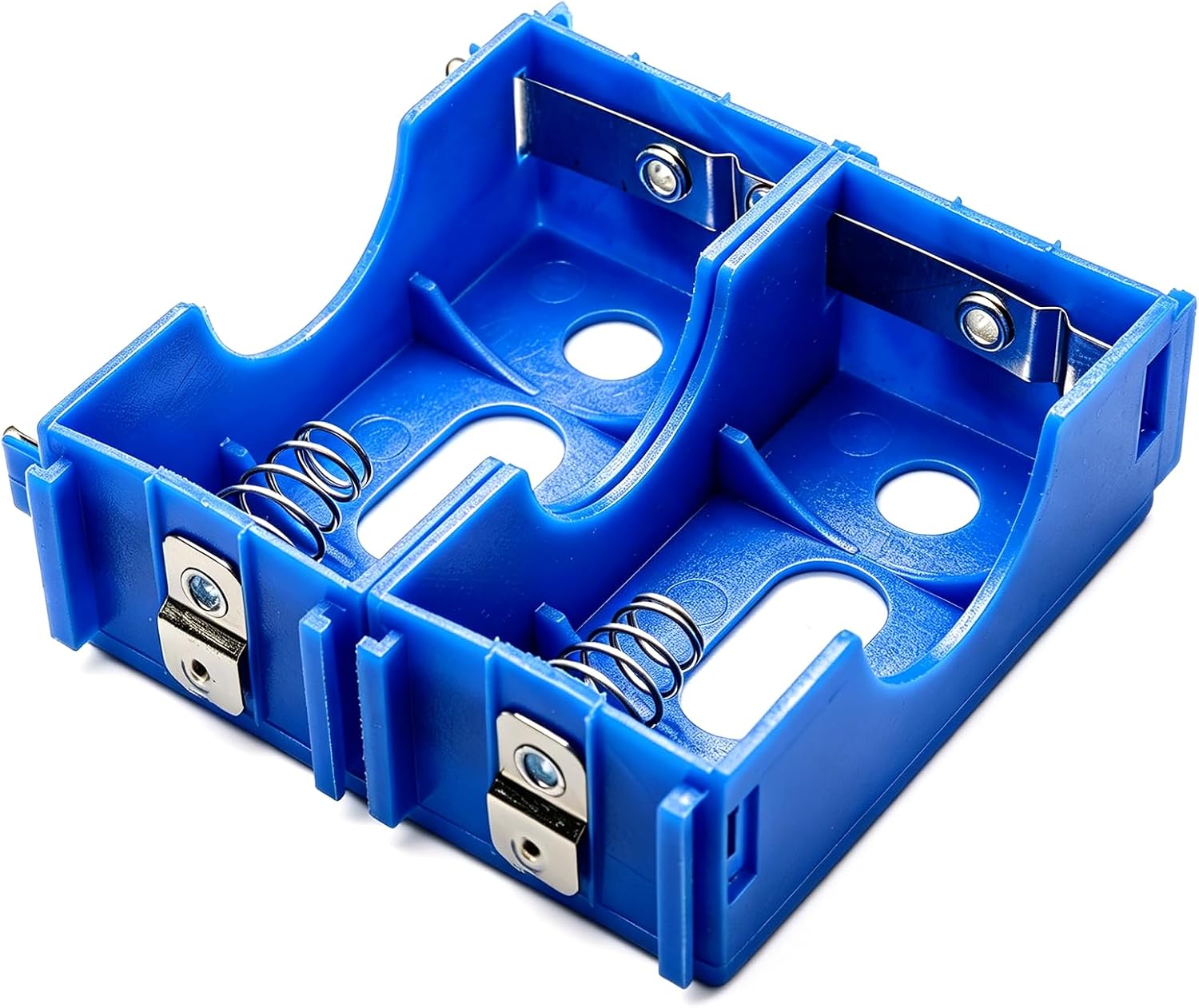 12 PCS D Cell Battery Holder for Teaching and Demonstrating Simple Series or Parallel Circuits in Physics Labs (Blue)