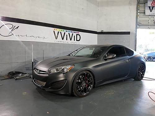 Miniatura 2 de VViViD+ envoltura vinílica negra metálica mate