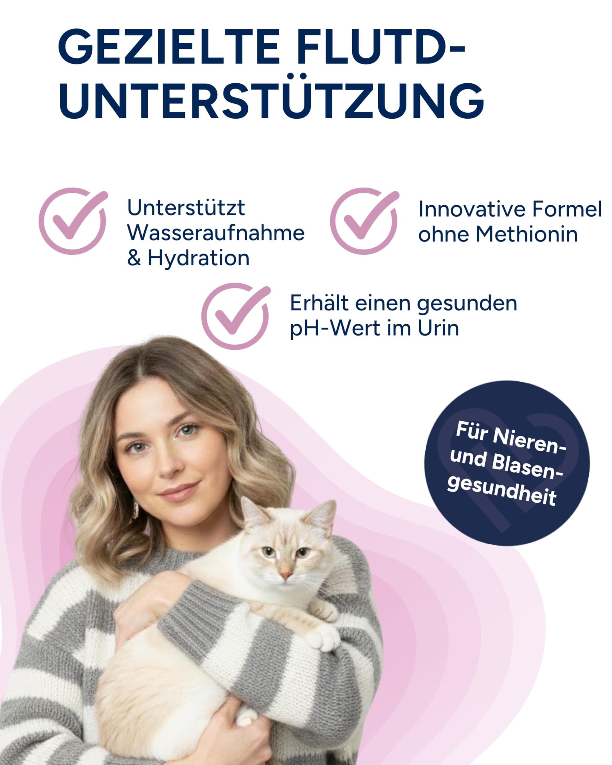 NutriLabs Felurit® Pulver 100 g - Katzen Nahrungsergänzung mit Glucosamin, D-Mannose, Cranberry-Konzentrat u.v.m. - wichtige Nährstoffe - Gesundheitsprodukte für Katzen