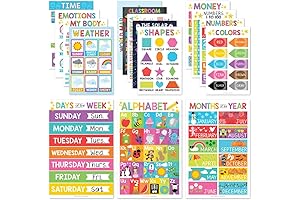 Hadley Designs: Essential Pre-K Learning Charts for Classroom Success