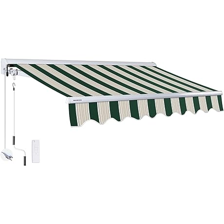 Motorized Patio Retractable Awning: Sun Setter EA1410-A808H2