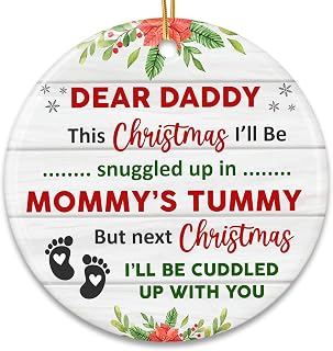 HEXMOZ First Time Dad Ornament