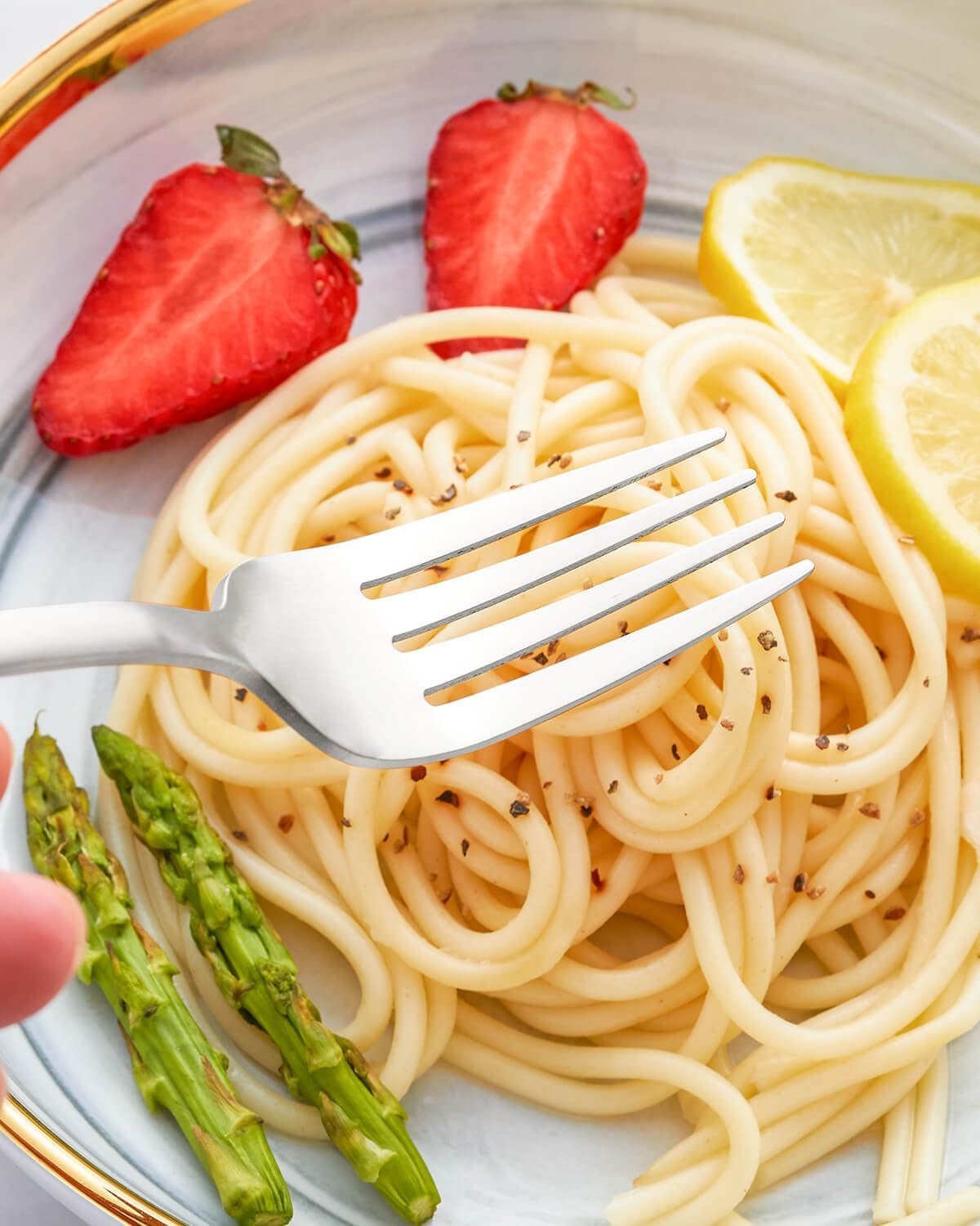 36-Piece Matte Silverware Set With Steak Knives, Stainless Steel Flatware for 6, Modern Cutlery Utensils, Spoons and Forks for Restaurant, Dishwasher Safe