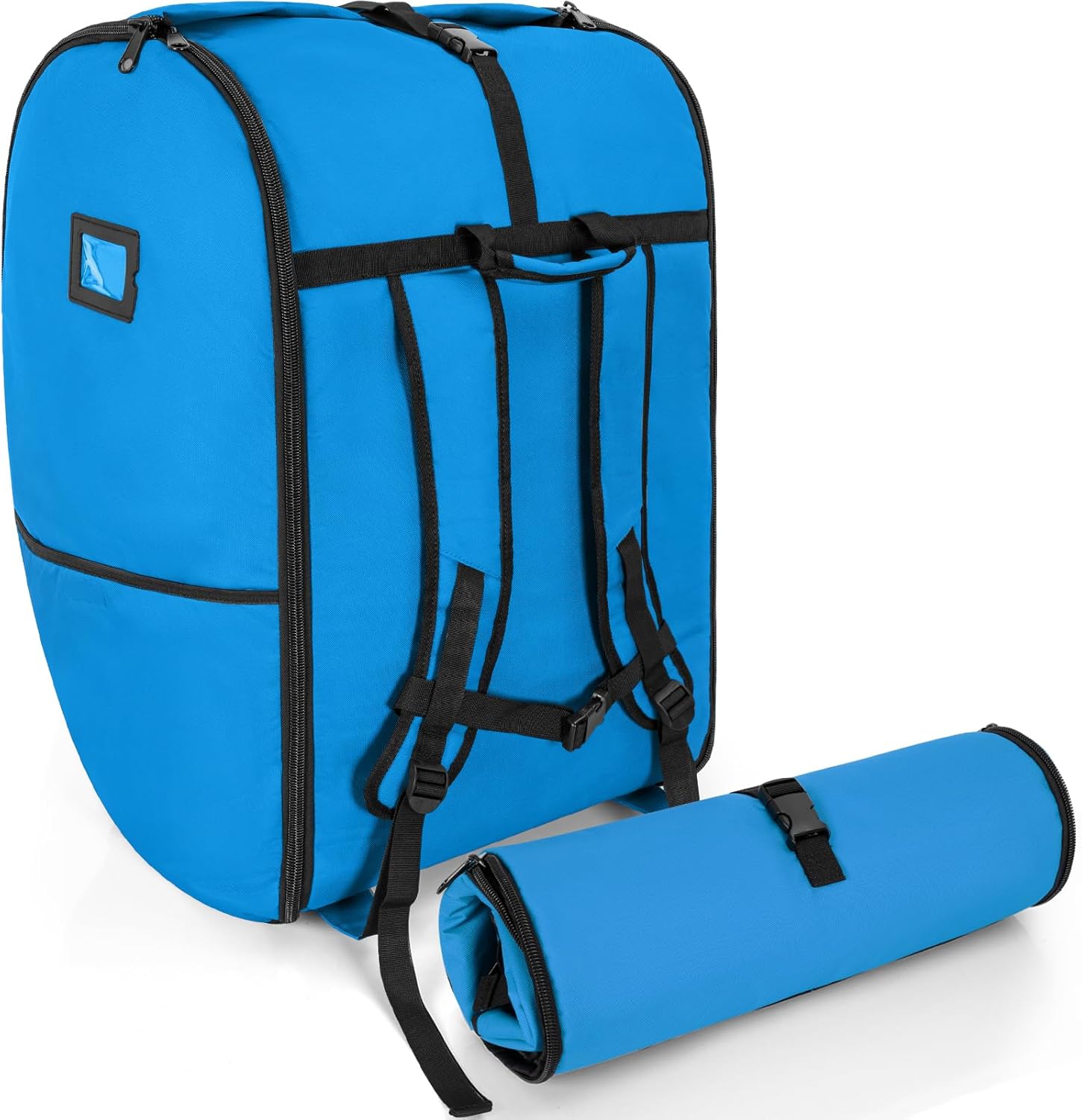 Padded Doona-compatible Car Seat Travel Bag (Blue)